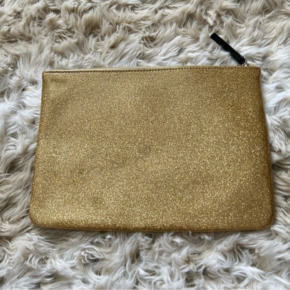 KATE Spade Gold Glitter and Coach New York Pink Glitter Pouches - Picture 4 of 16